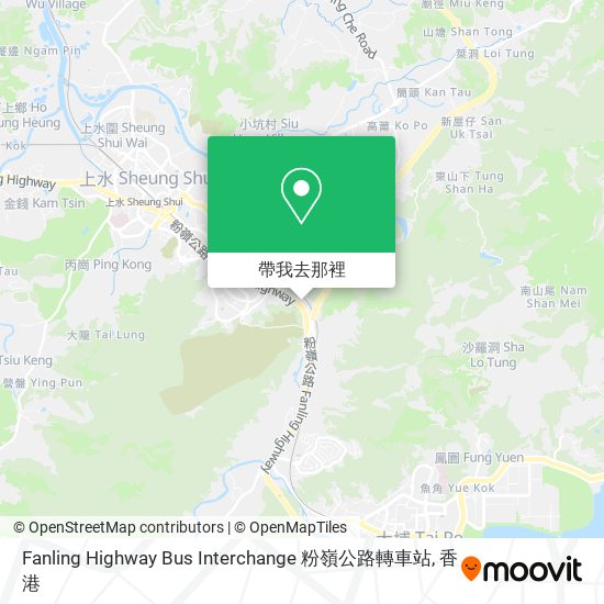 Fanling Highway Bus Interchange 粉嶺公路轉車站地圖
