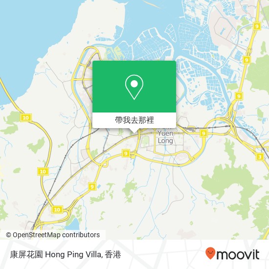 康屏花園 Hong Ping Villa地圖
