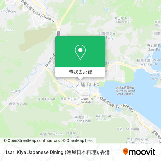 Isari Kiya Japanese Dining (漁屋日本料理)地圖