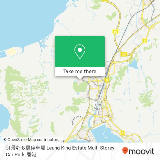 良景邨多層停車場 Leung King Estate Multi-Storey Car Park地圖