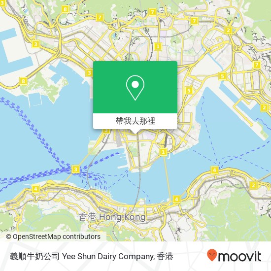 義順牛奶公司 Yee Shun Dairy Company地圖