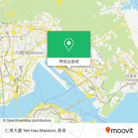 仁厚大廈 Yen Hau Mansion地圖