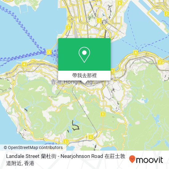Landale Street 蘭杜街 - Nearjohnson Road 在莊士敦道附近地圖