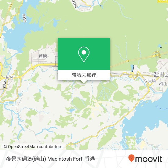 麥景陶碉堡(礦山) Macintosh Fort地圖