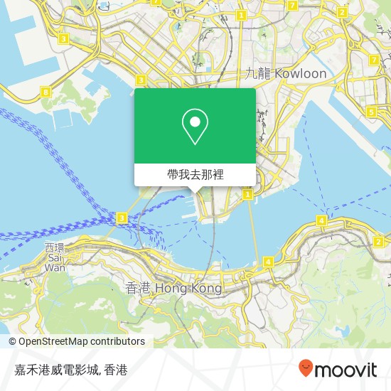 嘉禾港威電影城地圖