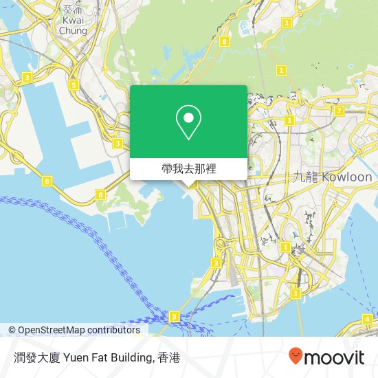 潤發大廈 Yuen Fat Building地圖