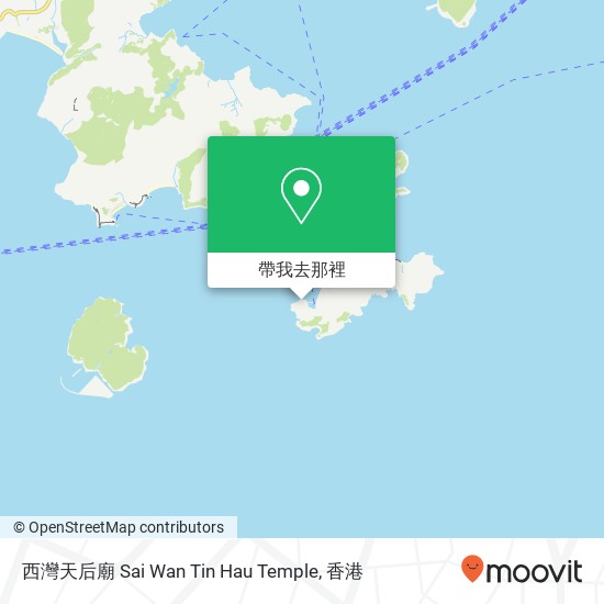 西灣天后廟 Sai Wan Tin Hau Temple地圖