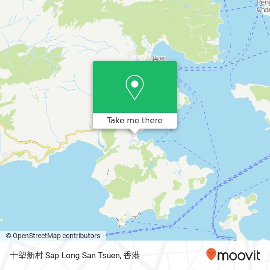 十塱新村 Sap Long San Tsuen地圖