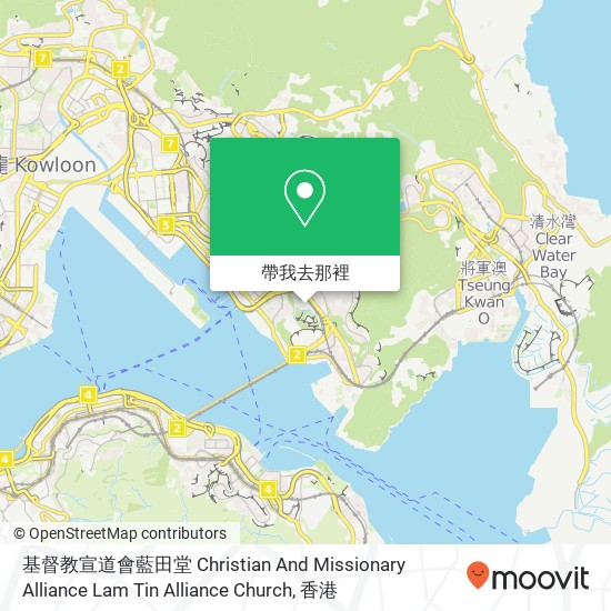 基督教宣道會藍田堂 Christian And Missionary Alliance Lam Tin Alliance Church地圖