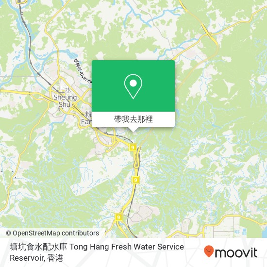 塘坑食水配水庫 Tong Hang Fresh Water Service Reservoir地圖