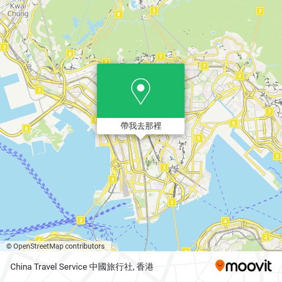 China Travel Service 中國旅行社地圖