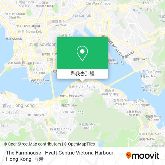The Farmhouse - Hyatt Centric Victoria Harbour Hong Kong地圖