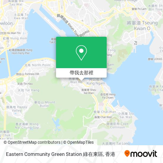 Eastern Community Green Station 綠在東區地圖