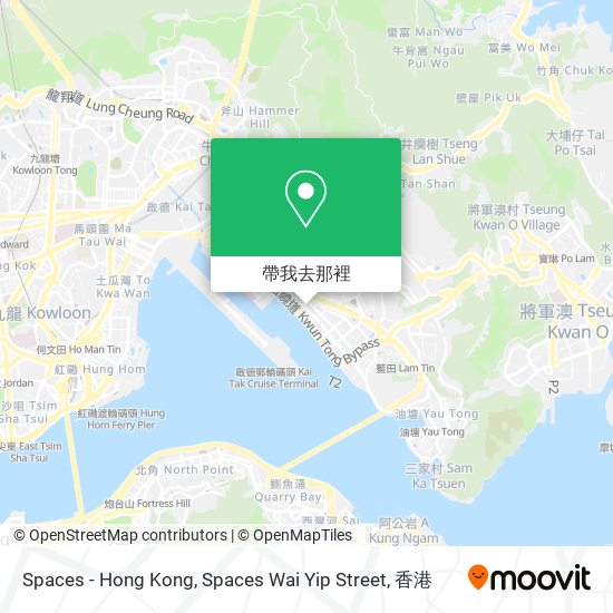 Spaces - Hong Kong, Spaces Wai Yip Street地圖