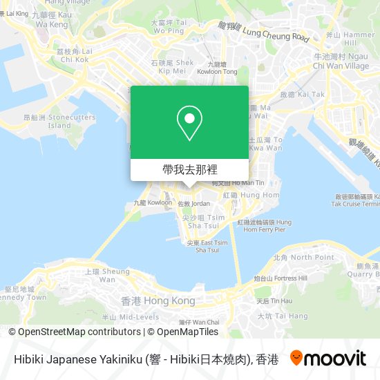 Hibiki Japanese Yakiniku (響 - Hibiki日本燒肉)地圖