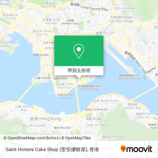 Saint Honore Cake Shop (聖安娜餅屋)地圖