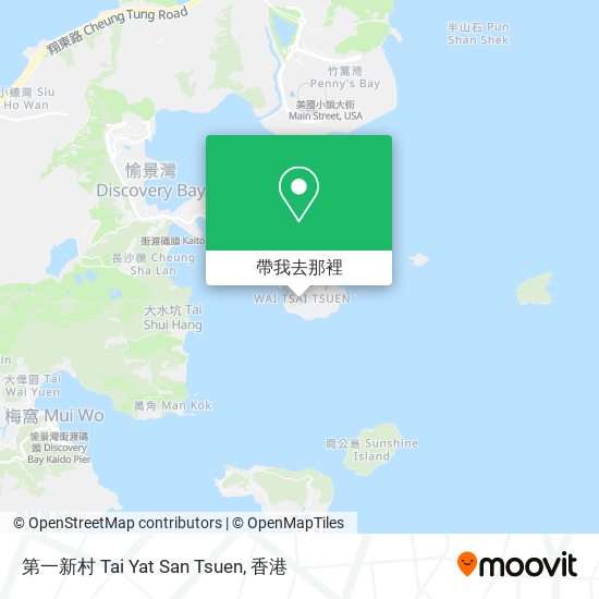 第一新村 Tai Yat San Tsuen地圖