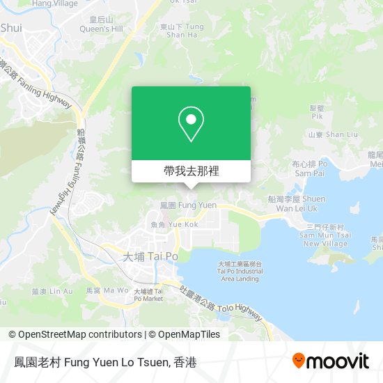 鳳園老村 Fung Yuen Lo Tsuen地圖
