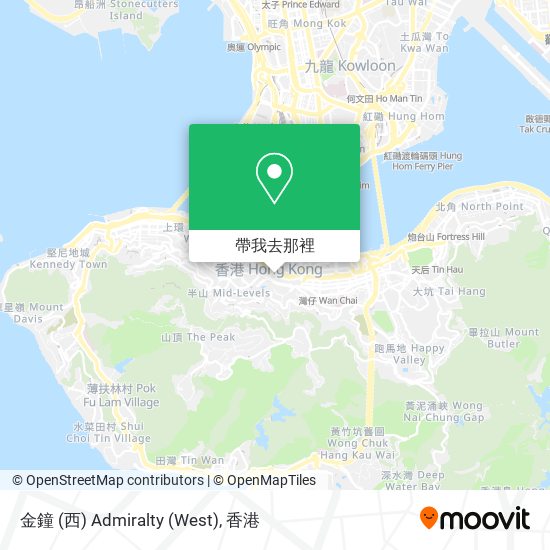 金鐘 (西) Admiralty (West)地圖