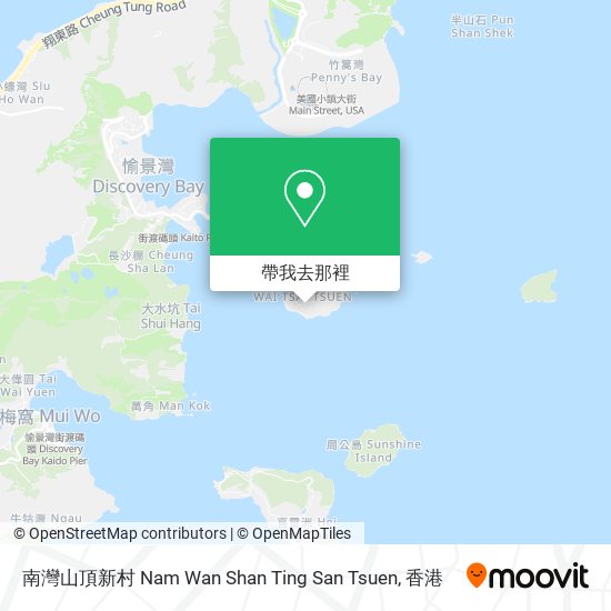 南灣山頂新村 Nam Wan Shan Ting San Tsuen地圖