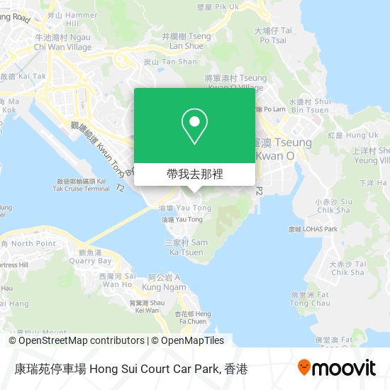 康瑞苑停車場 Hong Sui Court Car Park地圖