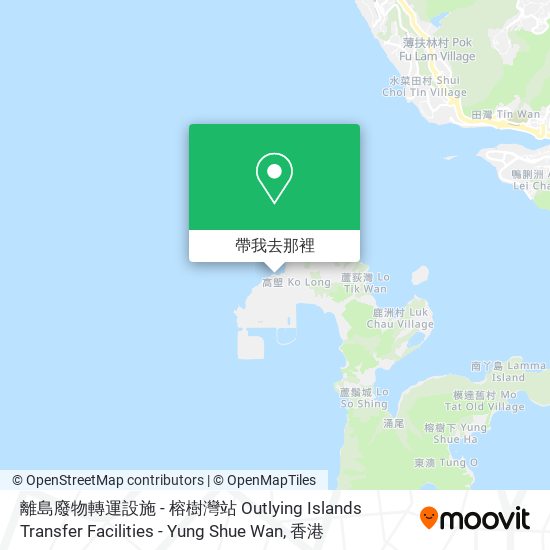 離島廢物轉運設施 - 榕樹灣站 Outlying Islands Transfer Facilities - Yung Shue Wan地圖