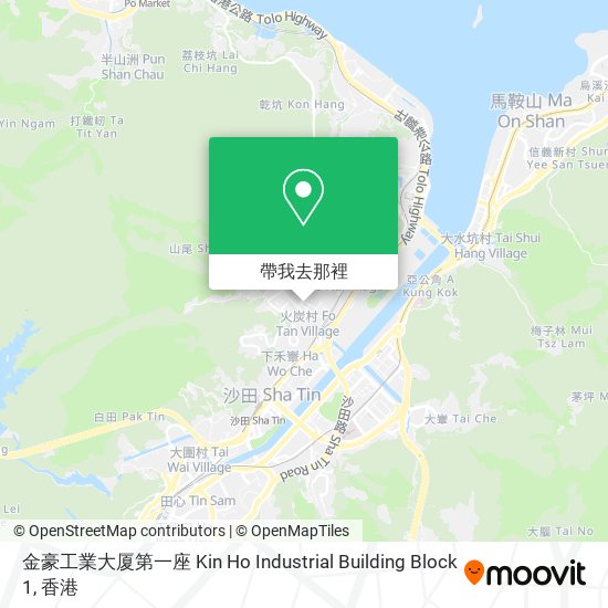 金豪工業大厦第一座 Kin Ho Industrial Building Block 1地圖