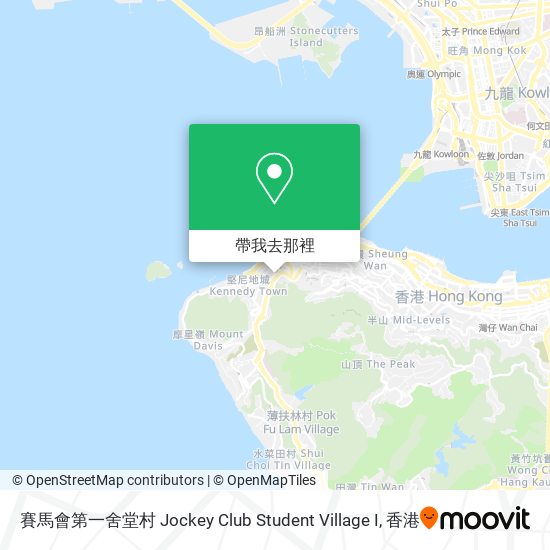 賽馬會第一舍堂村 Jockey Club Student Village I地圖