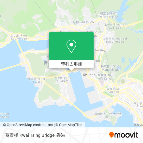 葵青橋 Kwai Tsing Bridge地圖