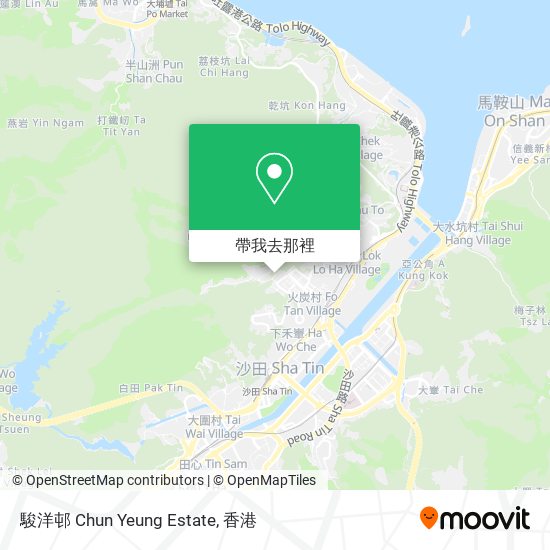 駿洋邨 Chun Yeung Estate地圖