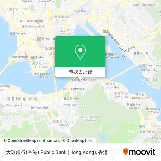 大眾銀行(香港) Public Bank (Hong Kong)地圖