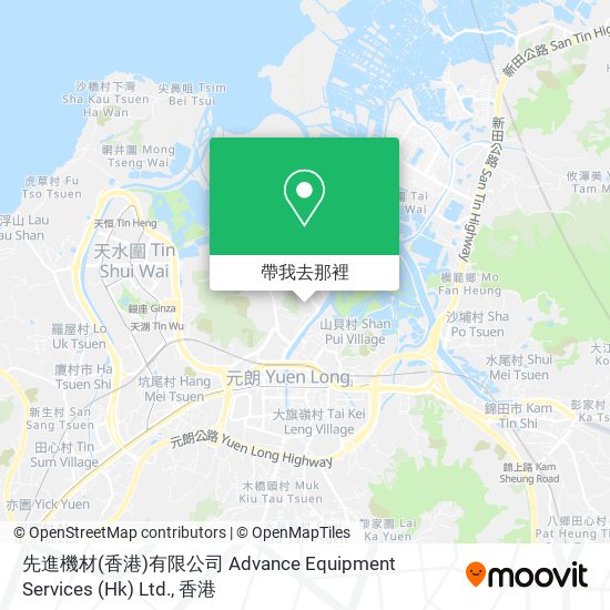 先進機材(香港)有限公司 Advance Equipment Services (Hk) Ltd.地圖