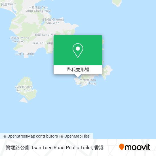 贊端路公廁 Tsan Tuen Road Public Toilet地圖