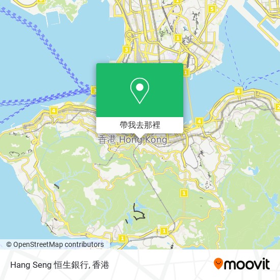 Hang Seng 恒生銀行地圖