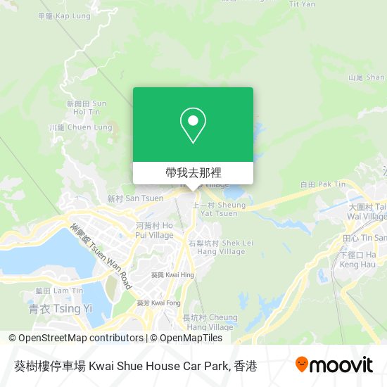 葵樹樓停車場 Kwai Shue House Car Park地圖