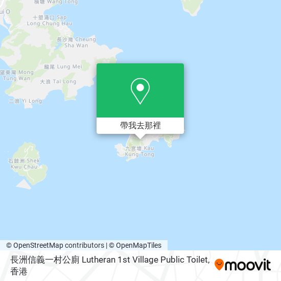 長洲信義一村公廁 Lutheran 1st Village Public Toilet地圖