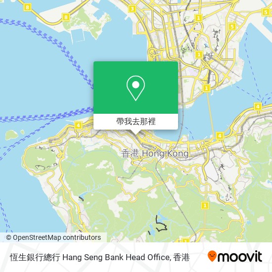恆生銀行總行 Hang Seng Bank Head Office地圖