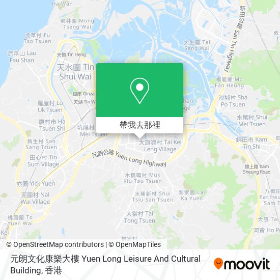 元朗文化康樂大樓 Yuen Long Leisure And Cultural Building地圖