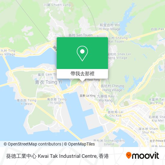 葵德工業中心 Kwai Tak Industrial Centre地圖