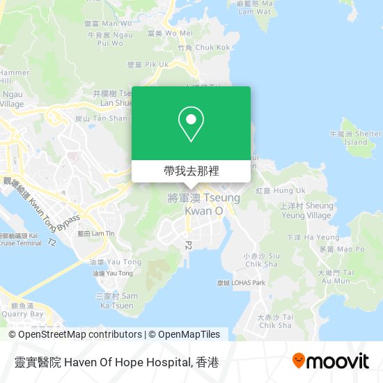 靈實醫院 Haven Of Hope Hospital地圖