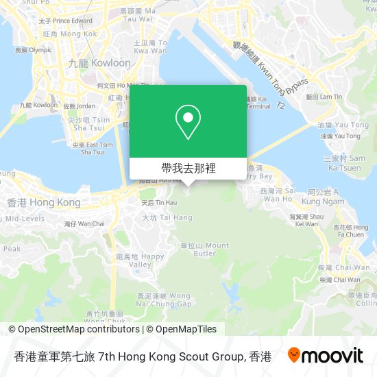 香港童軍第七旅 7th Hong Kong Scout Group地圖