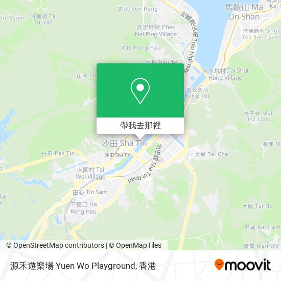 源禾遊樂場 Yuen Wo Playground地圖