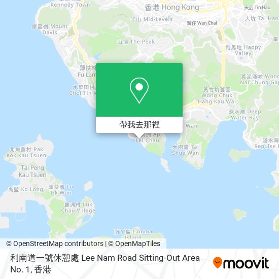 利南道一號休憩處 Lee Nam Road Sitting-Out Area No. 1地圖