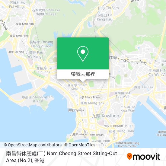 南昌街休憩處(二) Nam Cheong Street Sitting-Out Area (No.2)地圖