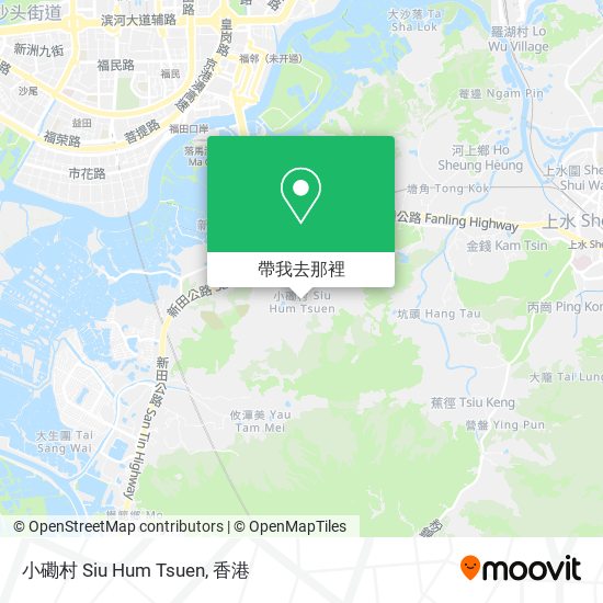 小磡村 Siu Hum Tsuen地圖