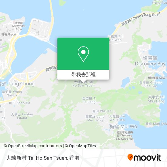 大蠔新村 Tai Ho San Tsuen地圖