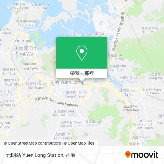 元朗站 Yuen Long Station地圖