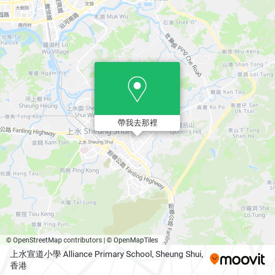 上水宣道小學 Alliance Primary School, Sheung Shui地圖