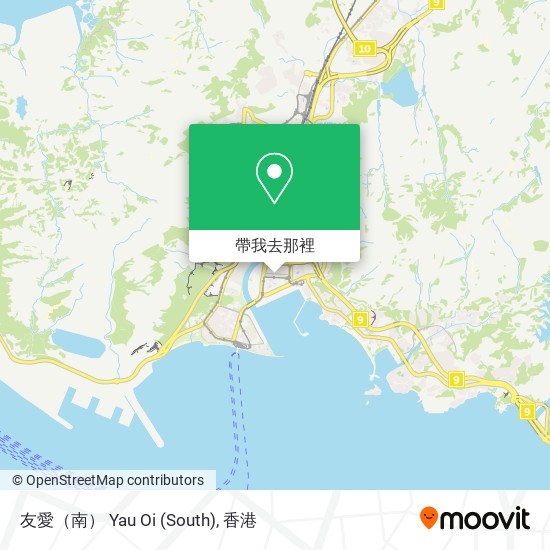友愛（南） Yau Oi (South)地圖