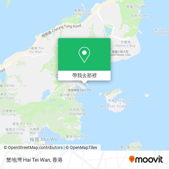 蟹地灣 Hai Tei Wan地圖